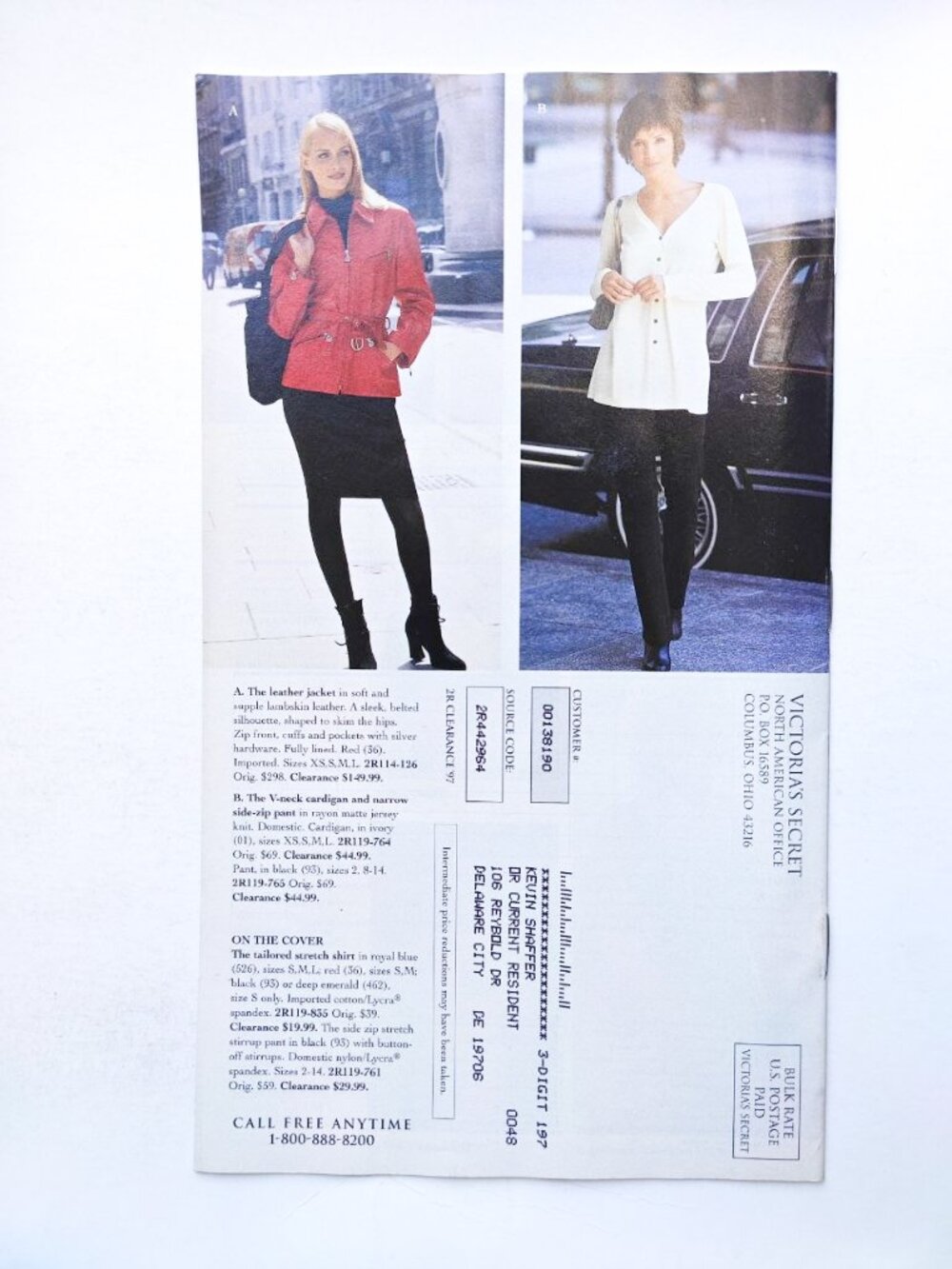 Victoria's Secret London 2R Clearance 1997 Catalog - Vintage Catalogue - Picture 2 of 3